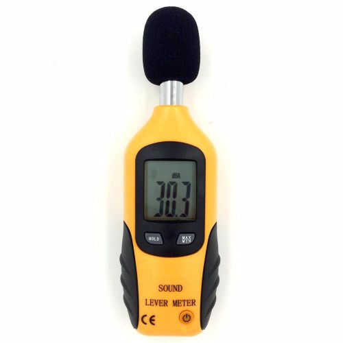 New Digital LCD Sound Level Meter Tester High Low Frequency 30dB ~ 130dB /IEC651