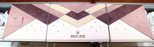 ROLEX genuine dealer display complete  window case materials OFFICIAL ORJ