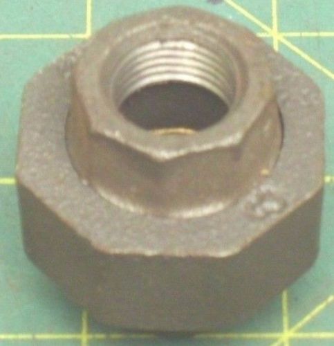 3/8&#034; union black iron pipe fitting female npt (qty 1) #56397 for sale