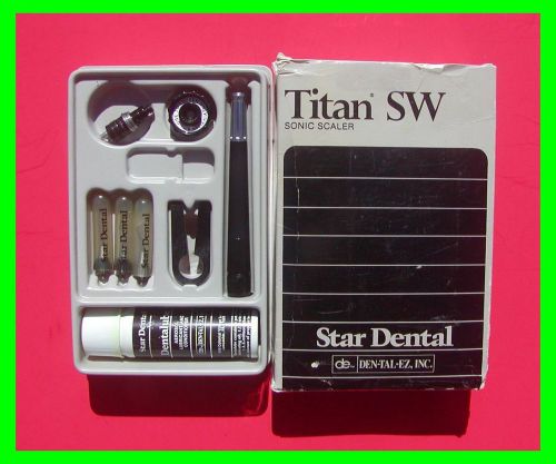 Genuine Star Titan &#034;SW&#034; Dental 360 Swivel Scaler Set- USA Retail Edition *Mint*