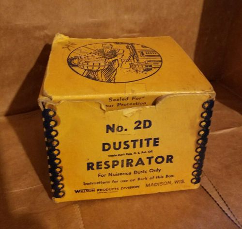VINTAGE NO. 2D Dustite Respirator