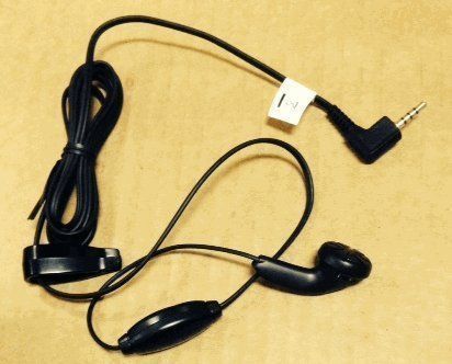 Hde2 Cell Phone Headset 2.5mm 3 Ring Hde-2