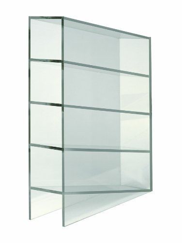 Heathrow Scientific HD20611 Clear Acrylic Manual Pipette Rack with 4 Compartment