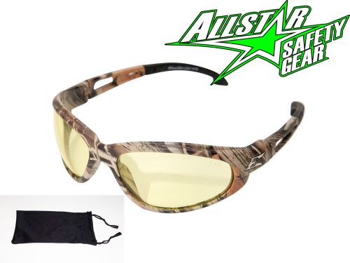 Edge dakura amber lens safety glasses camouflage sw112cf shooting hunting camo for sale
