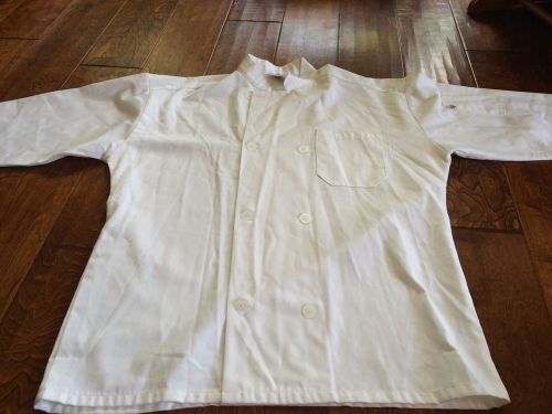 Large White Long Sleeve  Chefs Coat , Uncommon Threads Workwear