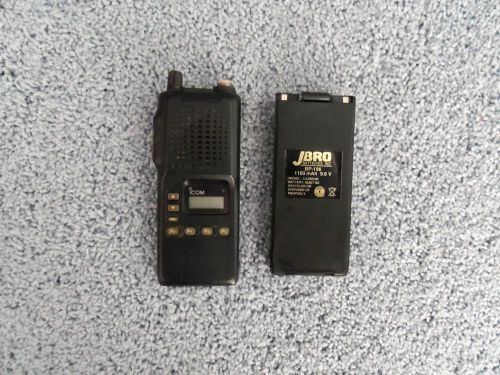 icom ic-fs3-2 transceiver with battery and no antenna.