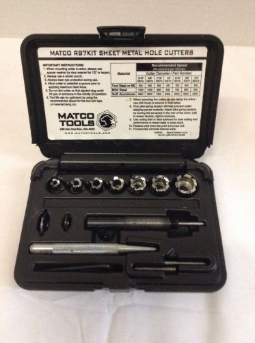 Matco Rb7kit Sheet Metal Hole Cutters 04337mt