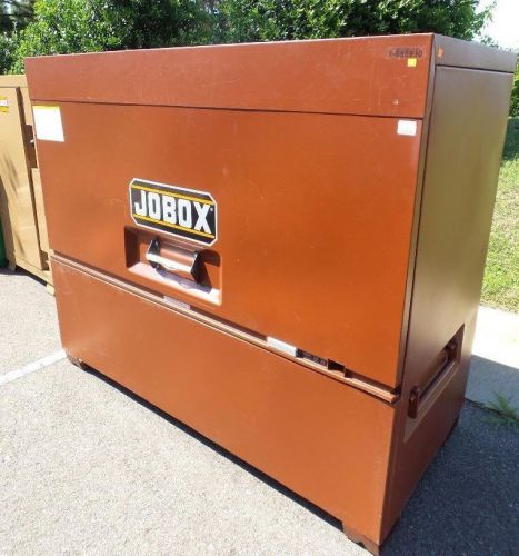 Jobox heavy duty high capacity lift top work cabinet, model 1-685990 for sale