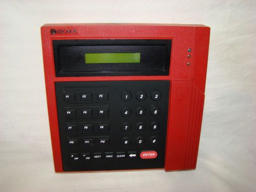 Kronos 400 series 480f ethernet 8600615-011 time clock 512k no ac adapter &amp; hing for sale