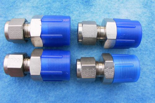 Tylok 316 stainless steel compression fitting 3/8&#034; tube x 1/2&#034; npt  qty= 4 for sale