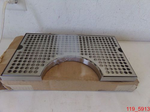 MicroMatic Drip Tray Stainless Steel 4&#034; Col 14&#034; x 8&#034; Less Drain DP-102