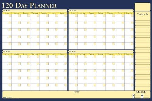 House of doolittle plan-a-board 90/120 day non-dated laminated planner for sale
