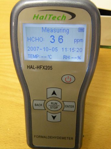 Hal technology hal-hfx-205-20 handheld formaldehyde meter hal tech for sale