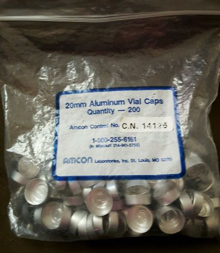 Amcon C.N. 14125 20mm Aluminum vial Caps quantity 106