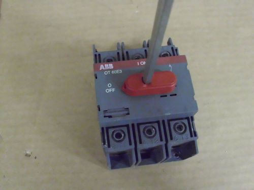 ABB, 3 Pole Disconnect Switch, CTG-601FS