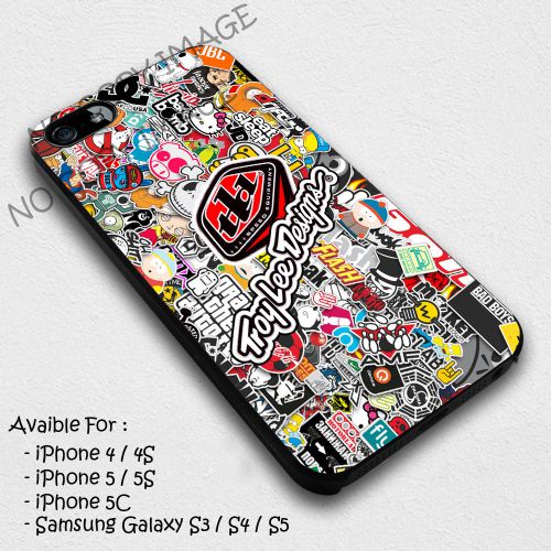 Troy Lee Designs stickerbomb sticker a Iphone Case 5/5S 6/6S Samsung galaxy Case