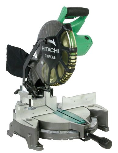 Hitachi c10fce2 15-amp 10-inch single bevel compound miter saw for sale