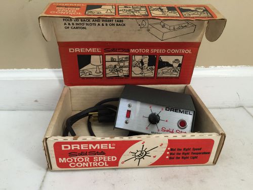 Dremel Solid State Motor Speed Control Model # 219 120v 5 Amp Works Great