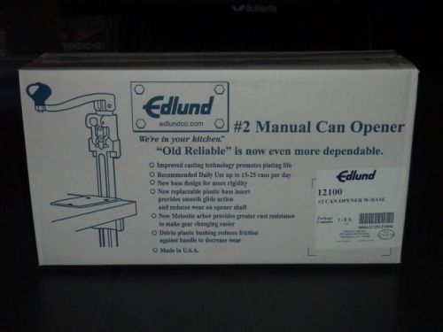BRAND NEW  Edlund - No 2 Commercial Can Opener Restaurants Foodservice 1210 #2