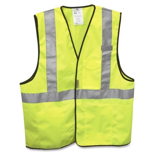 Lot of 10 3M reflective yellow safety vest and 9 Hard Hats vests still in pkg