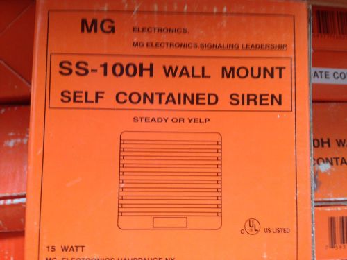 LOT of 30  MG Electronics SS-100H Wall Mount Self Contained Sirens