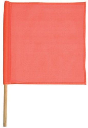 Safety Flag SFKV18-30 18-Inch   Mesh Safety Flags, with Dowel Red/Orange