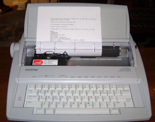 Brother GX-6750 Daisy Wheel Electronic Typewriter