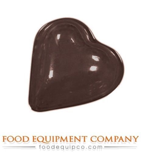 Paderno 47864-03 Chocolate Mold heart 1-1/4&#034; dia. x 23/64&#034; H 18 per sheet
