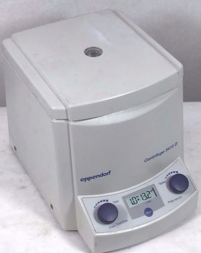 Eppendorf 5415D Centrifuge, Working Microcentrifuge, No Rotor