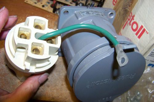 nos russellstoll hsf8414 receptacle 3w4p