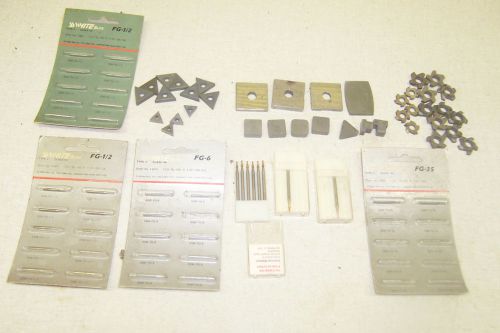 Large carbide assortment burrs,cutters and inserts