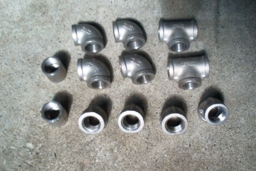 304 Stainless Steel 1&#034; Pipe Fitting&#039;s Female threaded