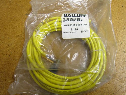 Balluff C04BEK00VY050M Cordset 5Pin 10-30VDC NEW