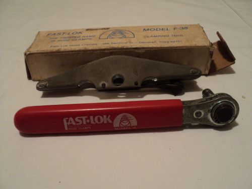 One Fast-Lok Model F-38 Clamping Tool In Box; Lightly Used, Clean; No Instruct.