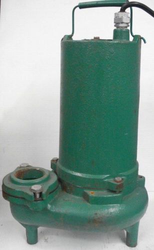 Hydromatic sk75m7 submersible sewage pump 3/4 hp 200v 1ph manual 20&#039; cord for sale