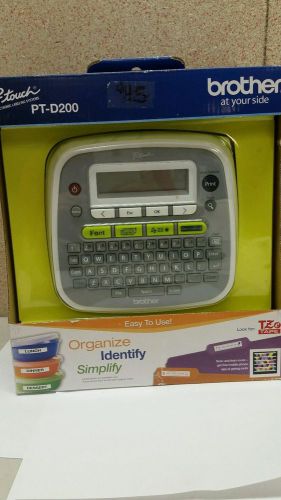 *BRAND NEW* Brother P-Touch PT-D200 Home &amp; Office Thermal Printer Label Maker