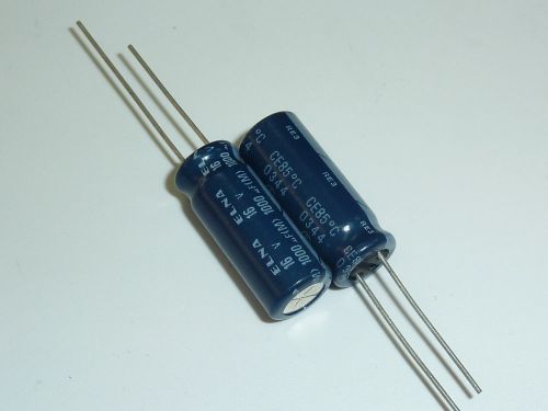 10pcs 1000uf 16v japan elna re3 8x20mm 16v1000uf audio capacitor for sale