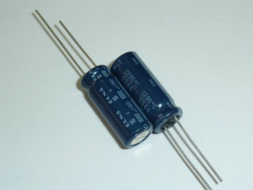 10pcs 1000uF 16V Japan ELNA RE3 8x20mm 16V1000uF Audio Capacitor