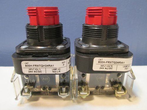 2used allen-bradley e-stop pushbutton base 1nc1no each &gt;no knob&gt;hardware or bulb for sale