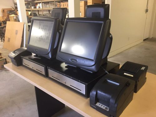 2 Station Radiant Aloha POS system complete with server Printers etc.