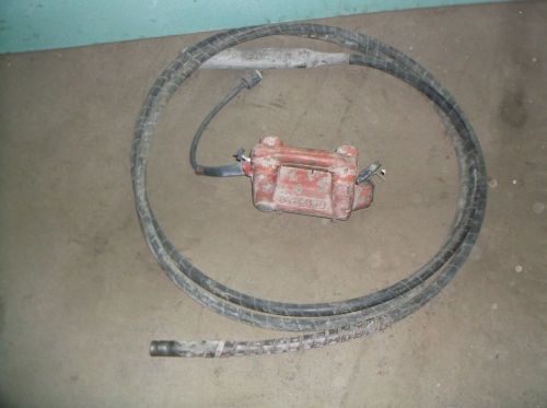 Wacker concrete vibrator m3000  with 24&#039; hose cable 115v video for sale