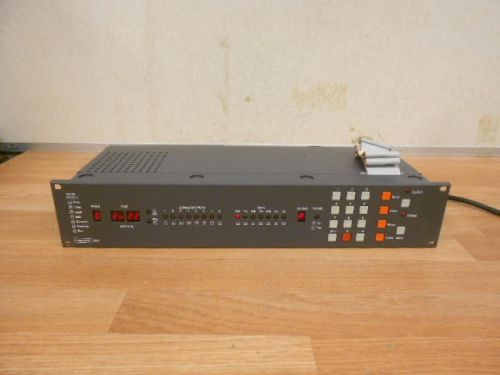 Rauland Borg Master Clock Intercom System 2524 Used Working Free Ship WOW