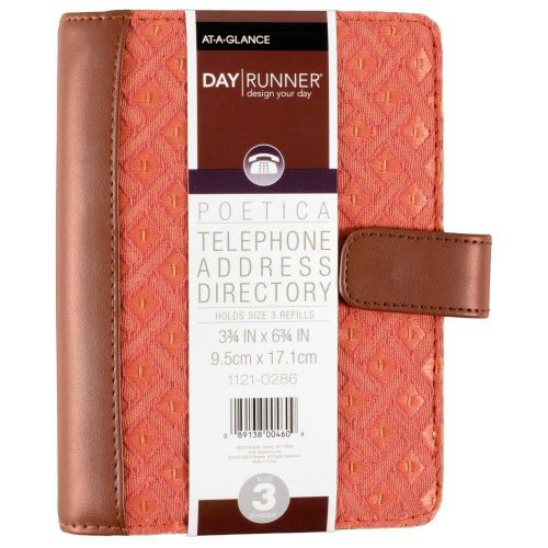 Day Runner 2016 Desk 4-3/4 x 8 5-3 x 8-11/16 Inches Telephone/Address Book (1...