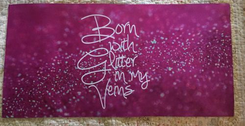 mouse pad large &#034;Glitter In My Veins&#034;