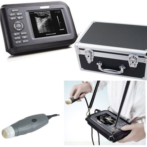 Laptop Wrist Ultrasound Scanner Machine Handheld Animal Veterinary 3.5M Probe CE