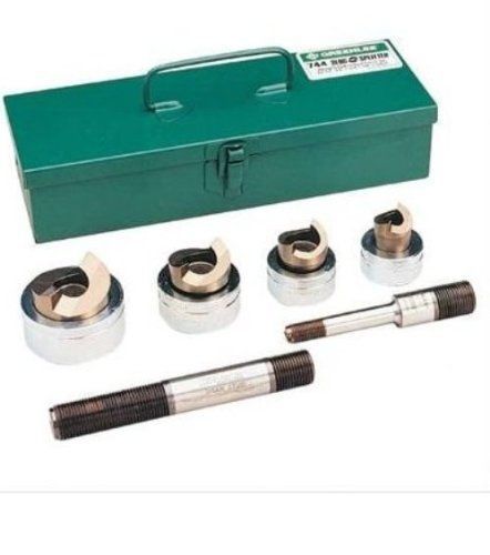 Greenlee 744 slug-splitter self centering knockout punch kit for 1/2-inch to for sale