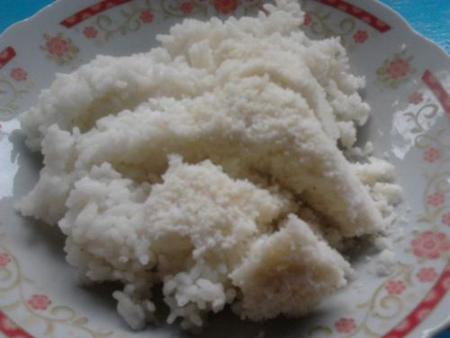 Fooding sego putih jagung piring khas direndam direbus daun nice indonesia