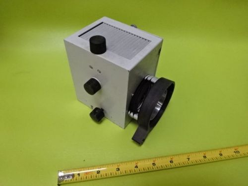 FOR PARTS MICROSCOPE PART LEITZ GERMANY  LAMP HOUSING EMPTY AS IS #TD-3A1
