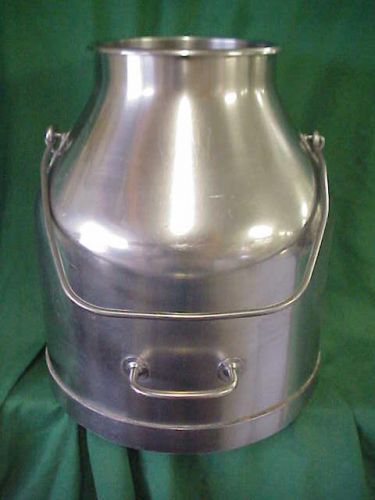 Vintage Stainless Steel DE LAVAL Milking Bucket Can Pail 5 Gallons cows goats