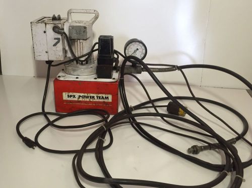 Spx power team pe-552s electric portable hydraulic pump for sale